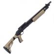 Mossberg Model 500 ATI Scorpion Pump Action Shotgun 12 Gauge 18.5" Barrel 5 Rounds 3" Chamber Adjustable Stock Heat Shield Flat Dark Earth/Black 50424